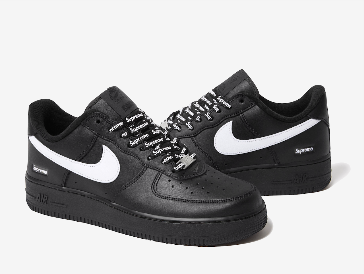 Nike Air Force 1 Low x Supreme Black White