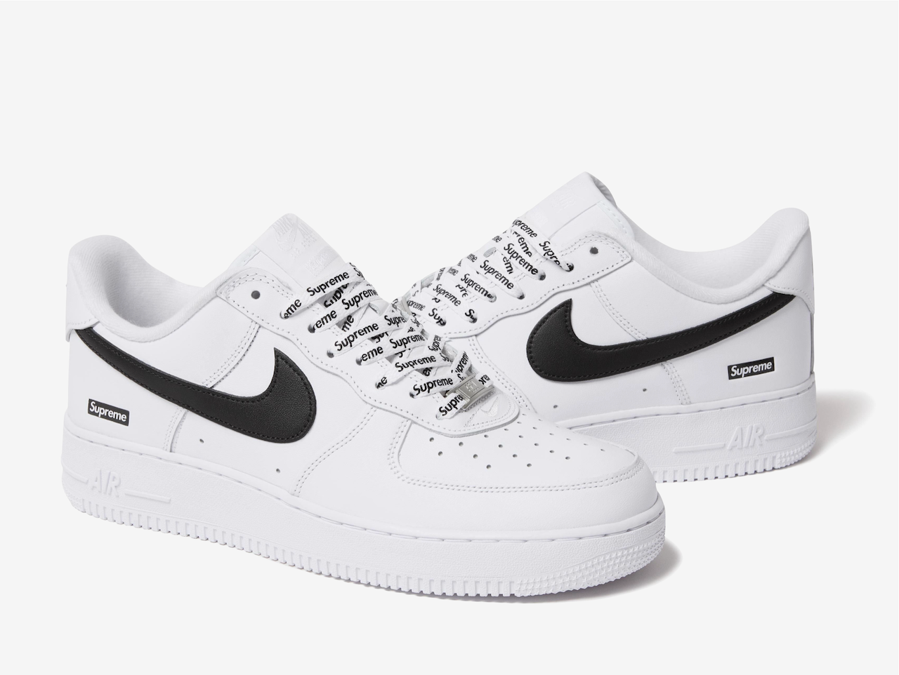 Nike Air Force 1 Low x Supreme White Black