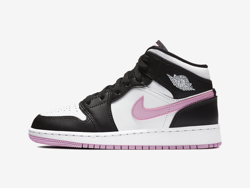 Air Jordan 1 Mid Arctic Pink White (GS)