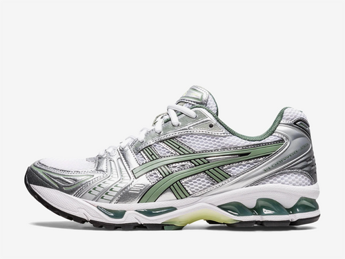 Asics Gel Kayano 14 White Slate Grey Green Sage