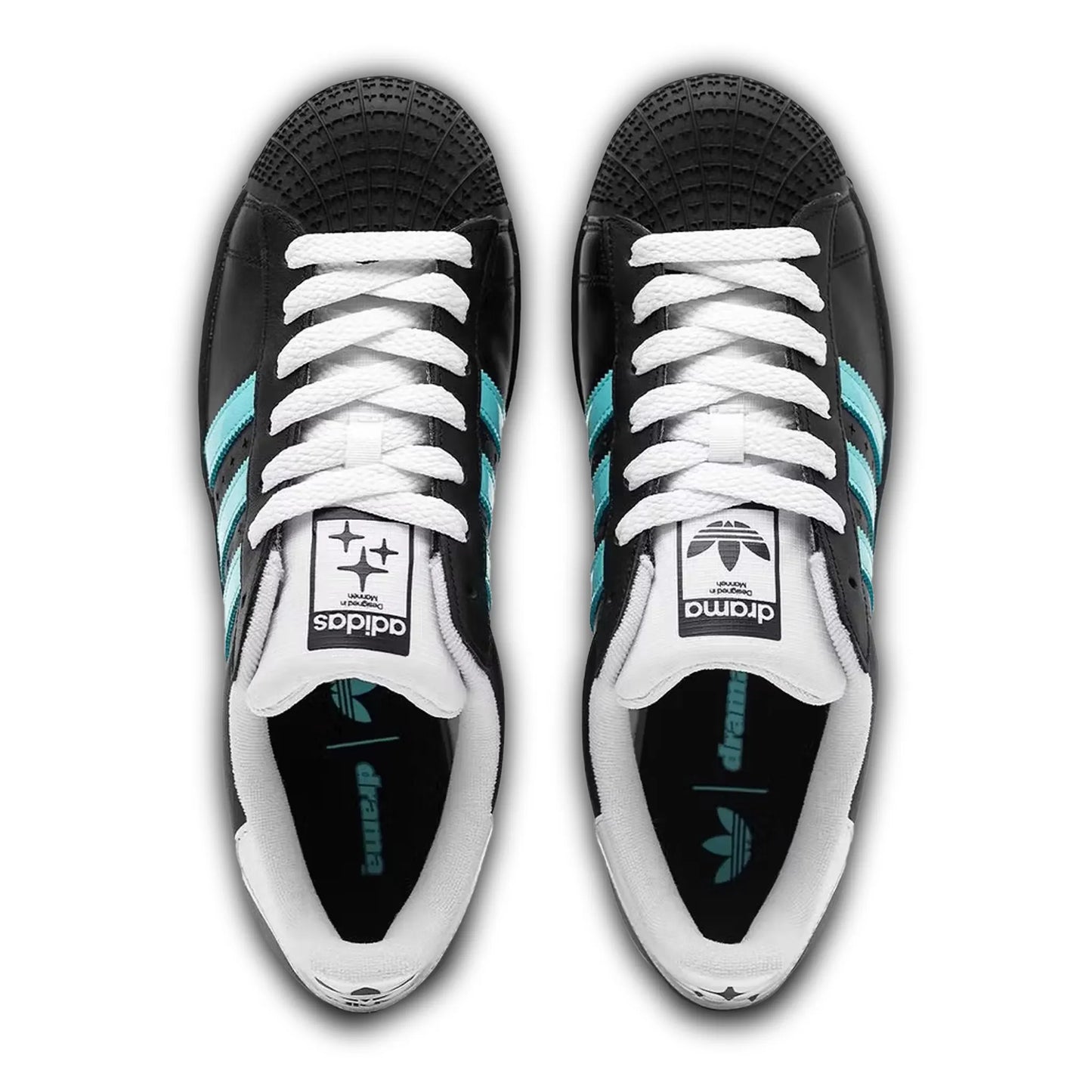 Drama Call x Adidas Superstar II Black Metrolink Blue