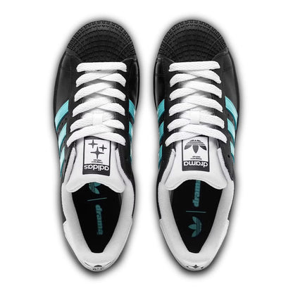 Drama Call x Adidas Superstar II Black Metrolink Blue