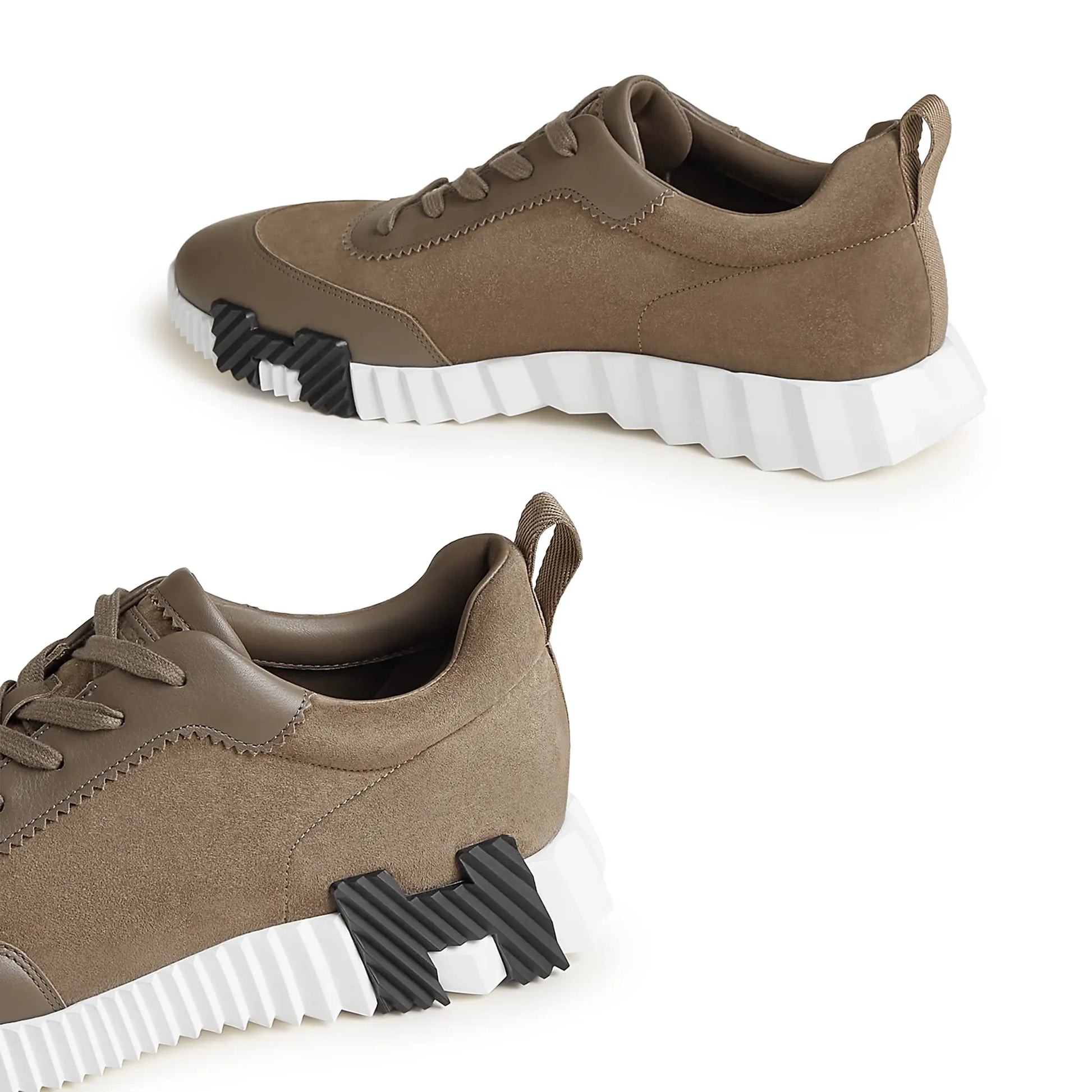 Hermès Paris Bouncing Calf Sneaker Étoupe