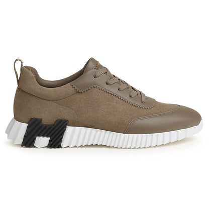 Hermès Paris Bouncing Calf Sneaker Étoupe
