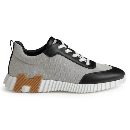Hermes Paris Bouncing Calf Sneaker Prunoir Noir