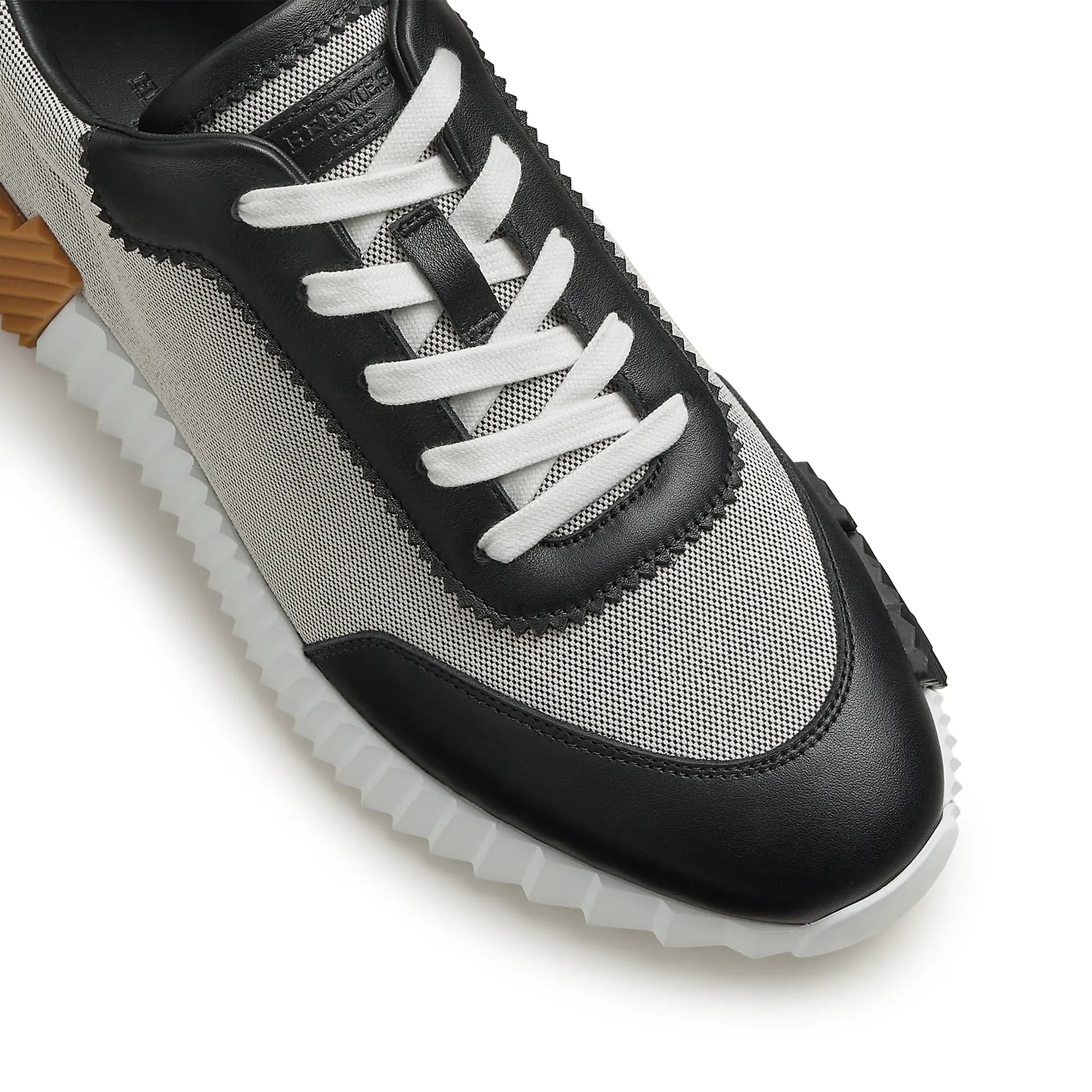 Hermes Paris Bouncing Calf Sneaker Prunoir Noir