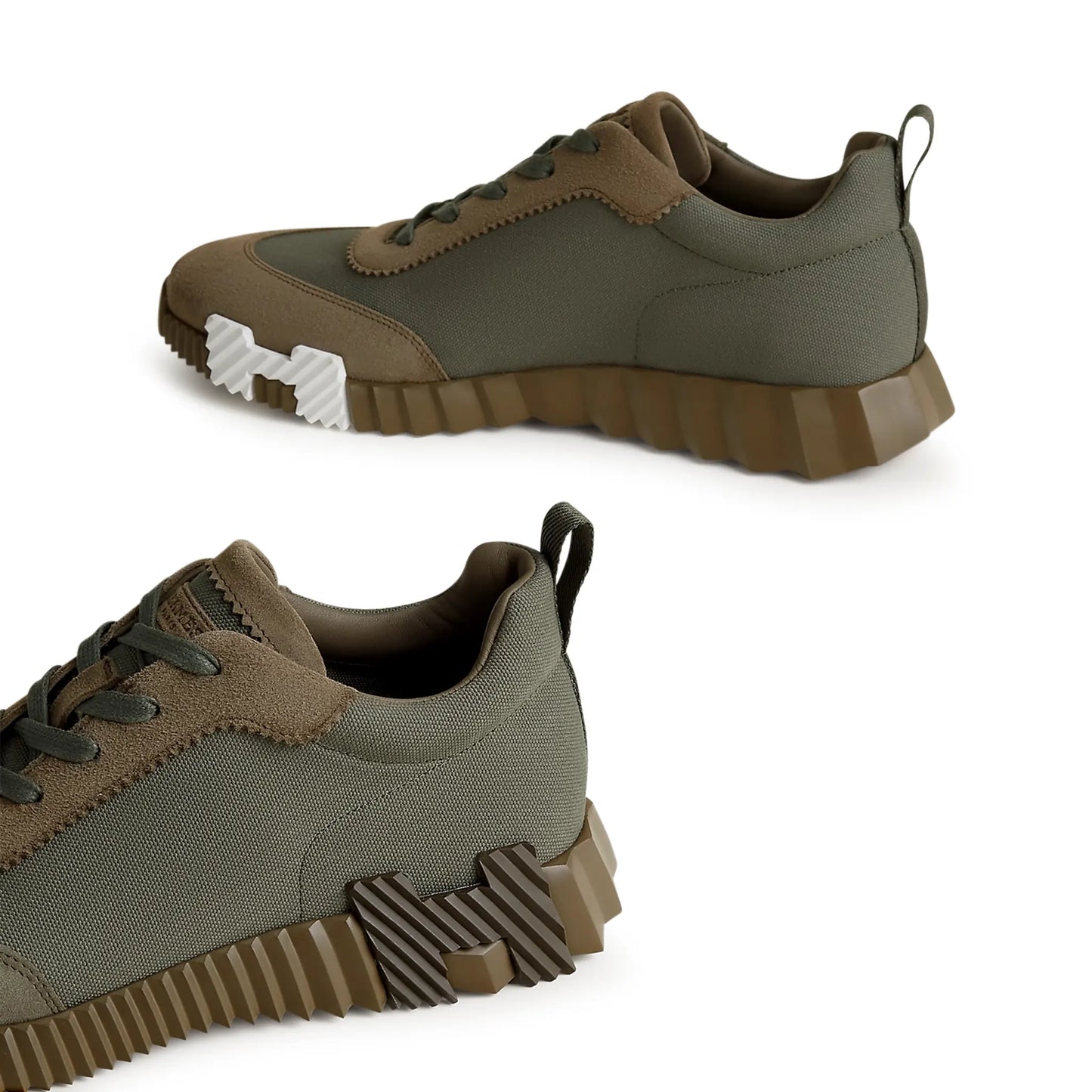 Hermès Paris Bouncing Sneaker Green Toundra