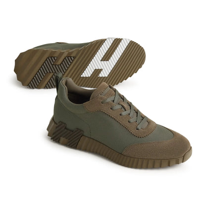 Hermès Paris Bouncing Sneaker Green Toundra