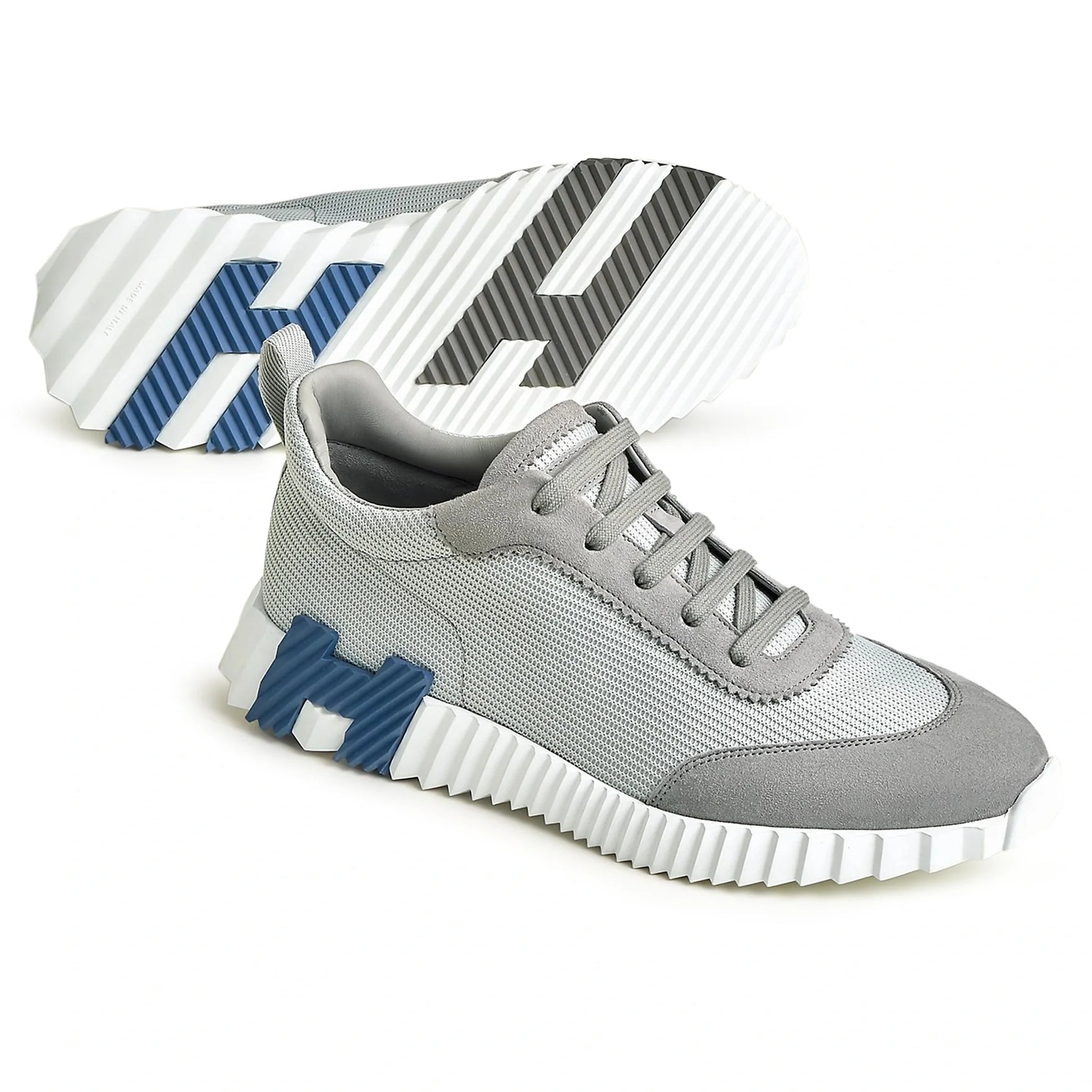 Hermes Paris Bouncing Sneaker Grey Blue