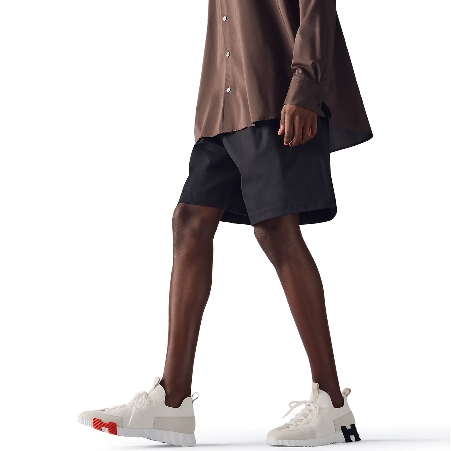 Hermes Paris Lift Slip-On Blanc Sneaker