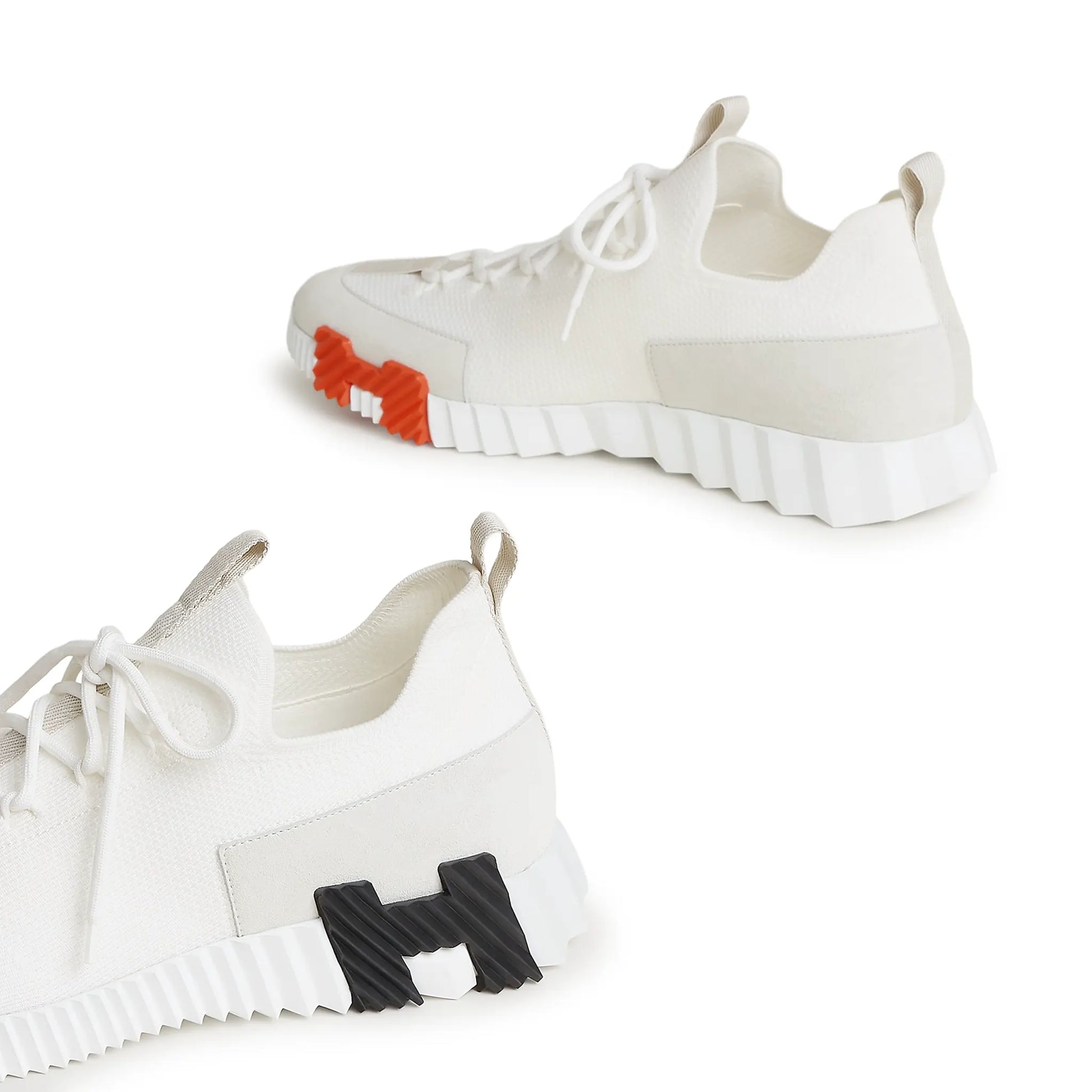 Hermes Paris Lift Slip-On Blanc Sneaker