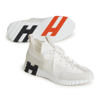 Hermes Paris Lift Slip-On Blanc Sneaker