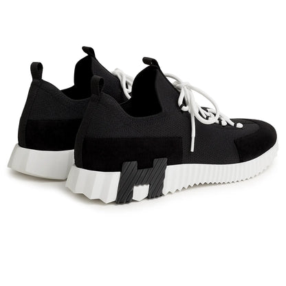 Hermes Paris Lift Slip-On Noir Blanc Sneaker