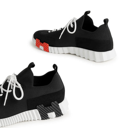 Hermes Paris Lift Slip-On Noir Blanc Sneaker