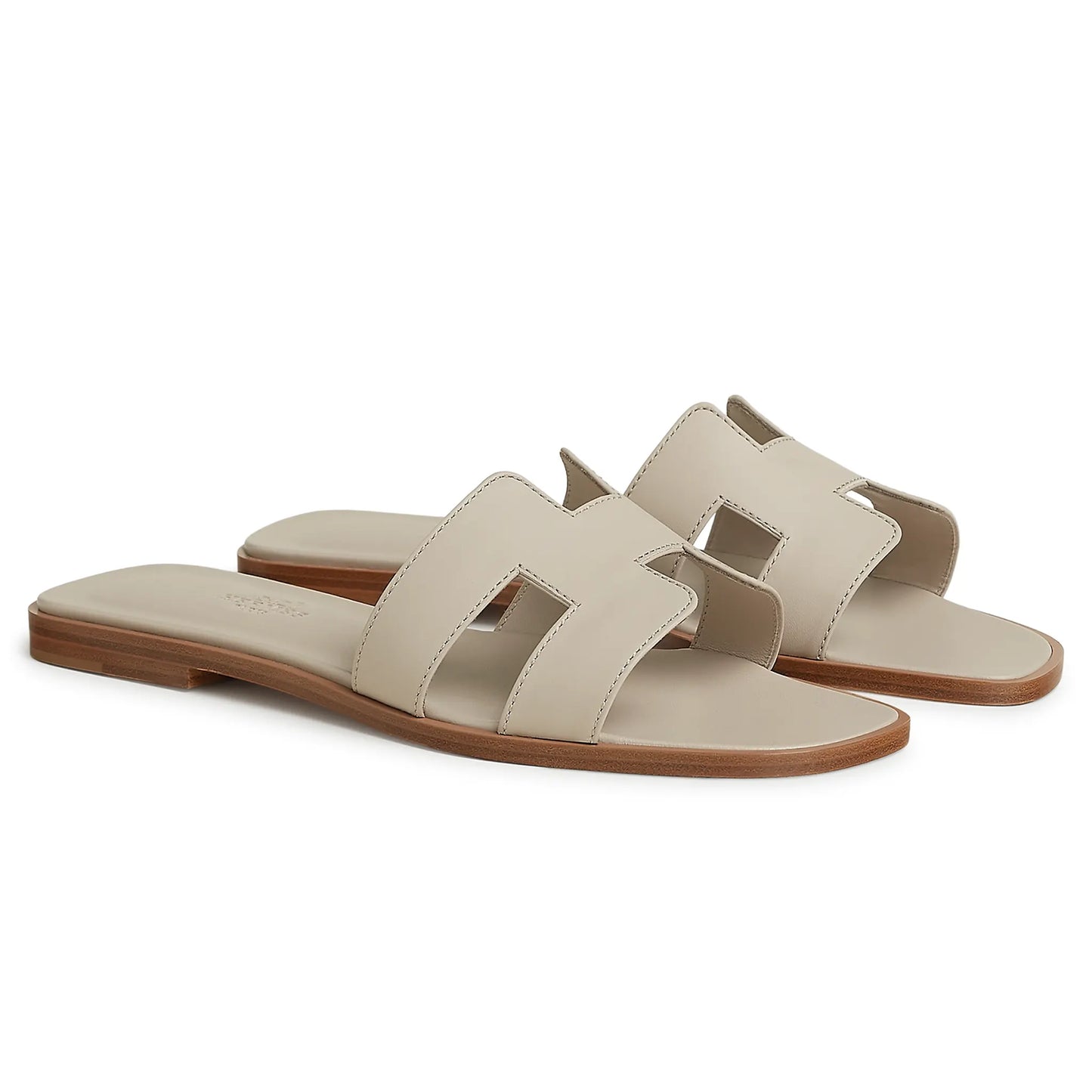 Hermes Paris Oran Beige Nomade Sandal