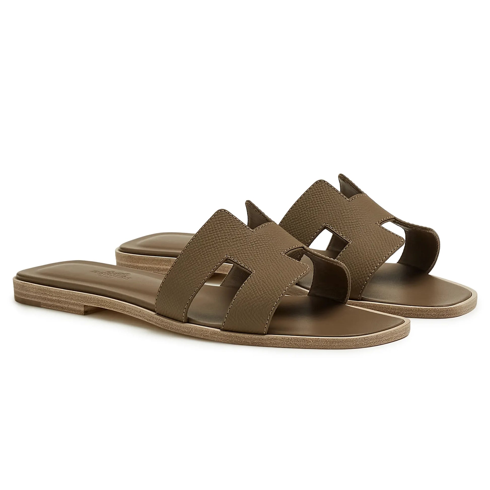 Hermès Paris Oran Étoupe Sandal