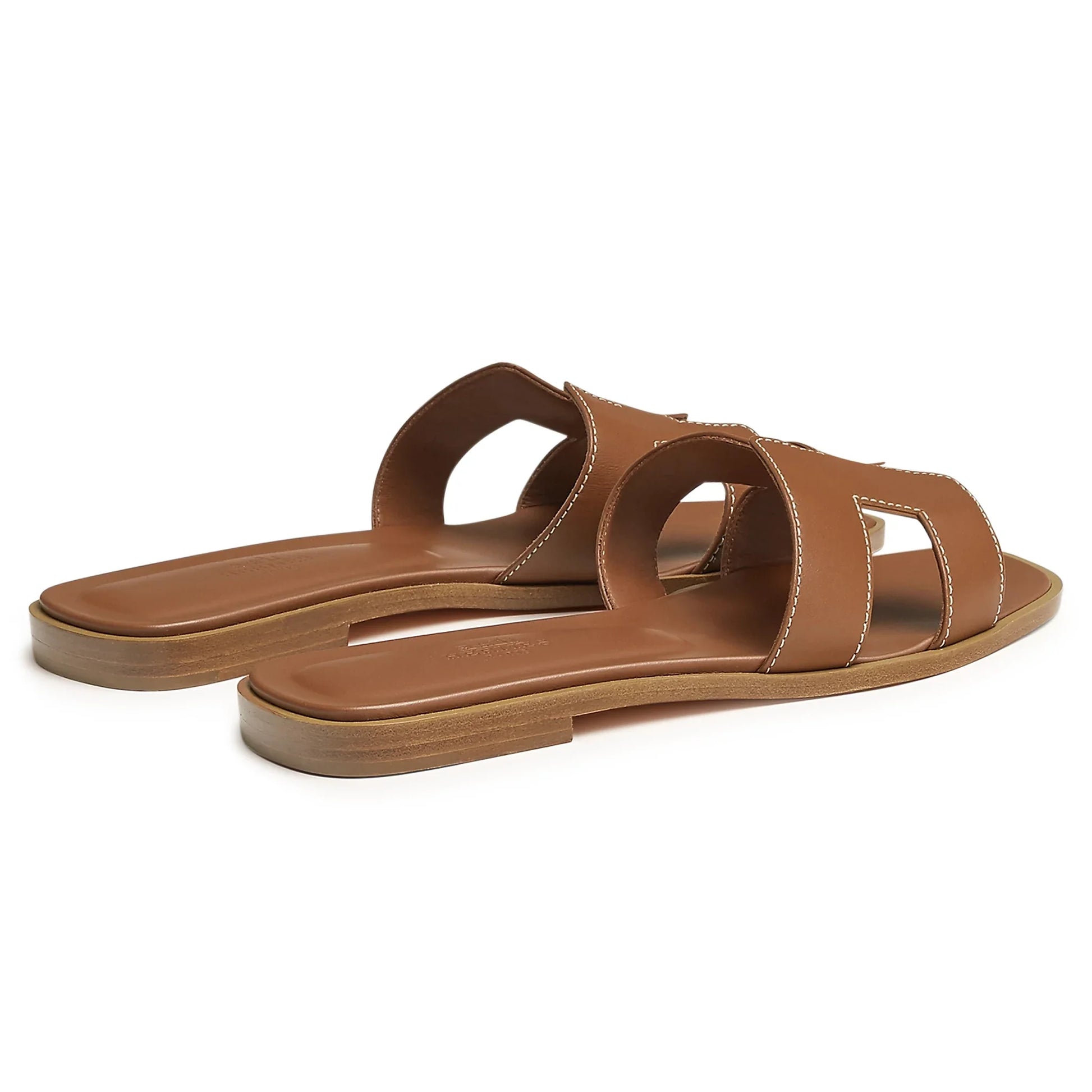 Hermès Paris Oran Gold Sandal