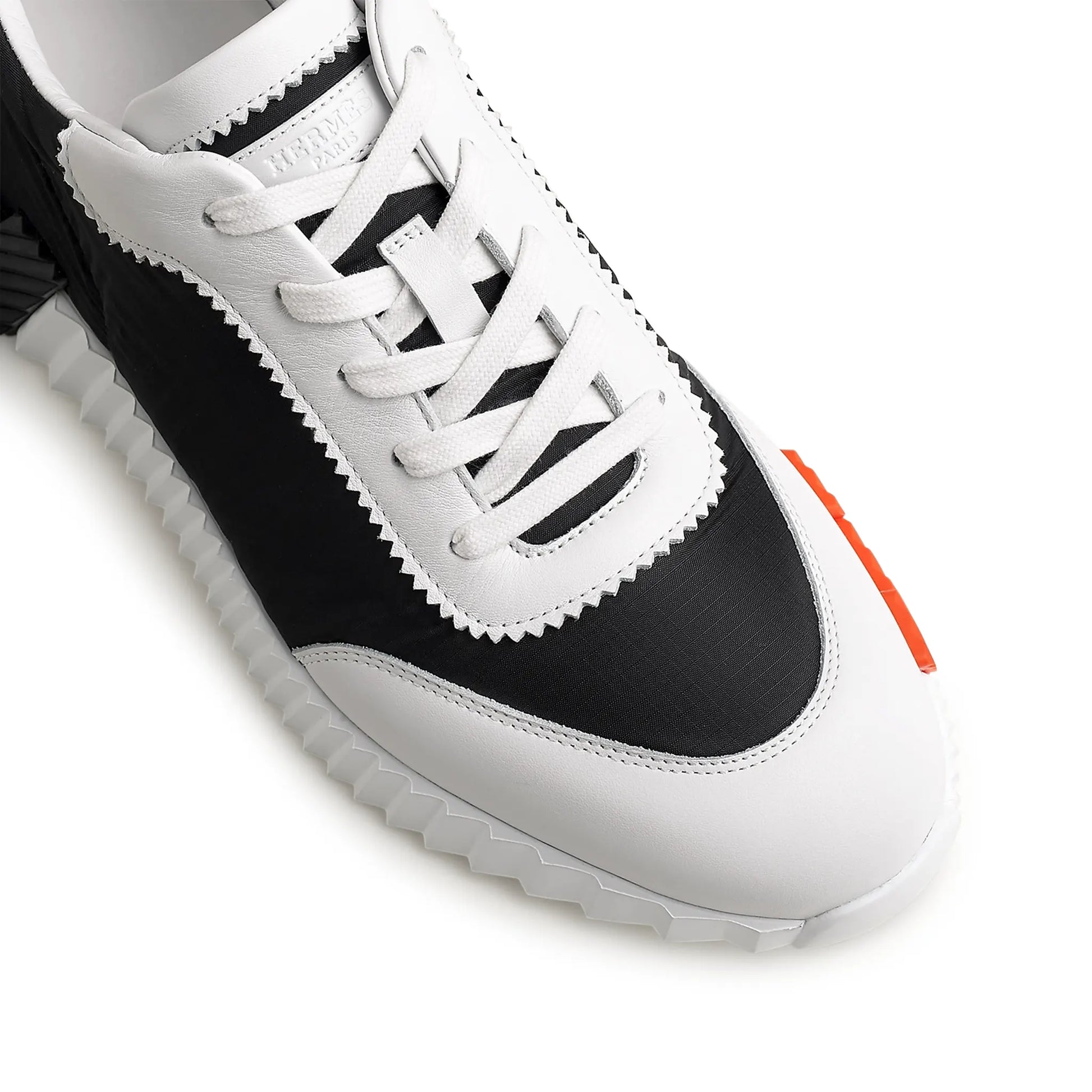 Hermès Paris Ripstop Bouncing Sneaker Black White