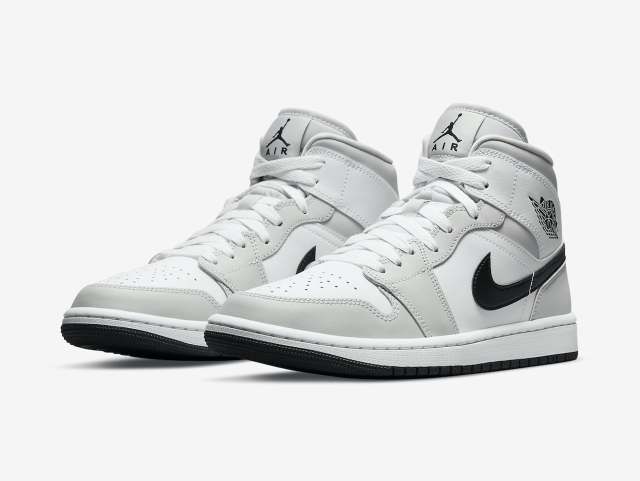 Air Jordan 1 Mid Light Smoke Grey (W)