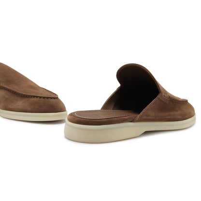 Loro Piana Babouche Walk Suede Reikan Loafers