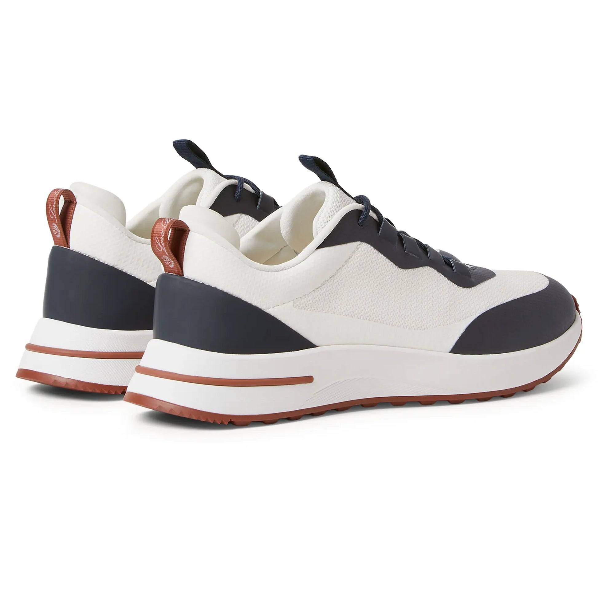 Loro Piana Week End Walk Frost White Sea Linen Mesh Sneaker