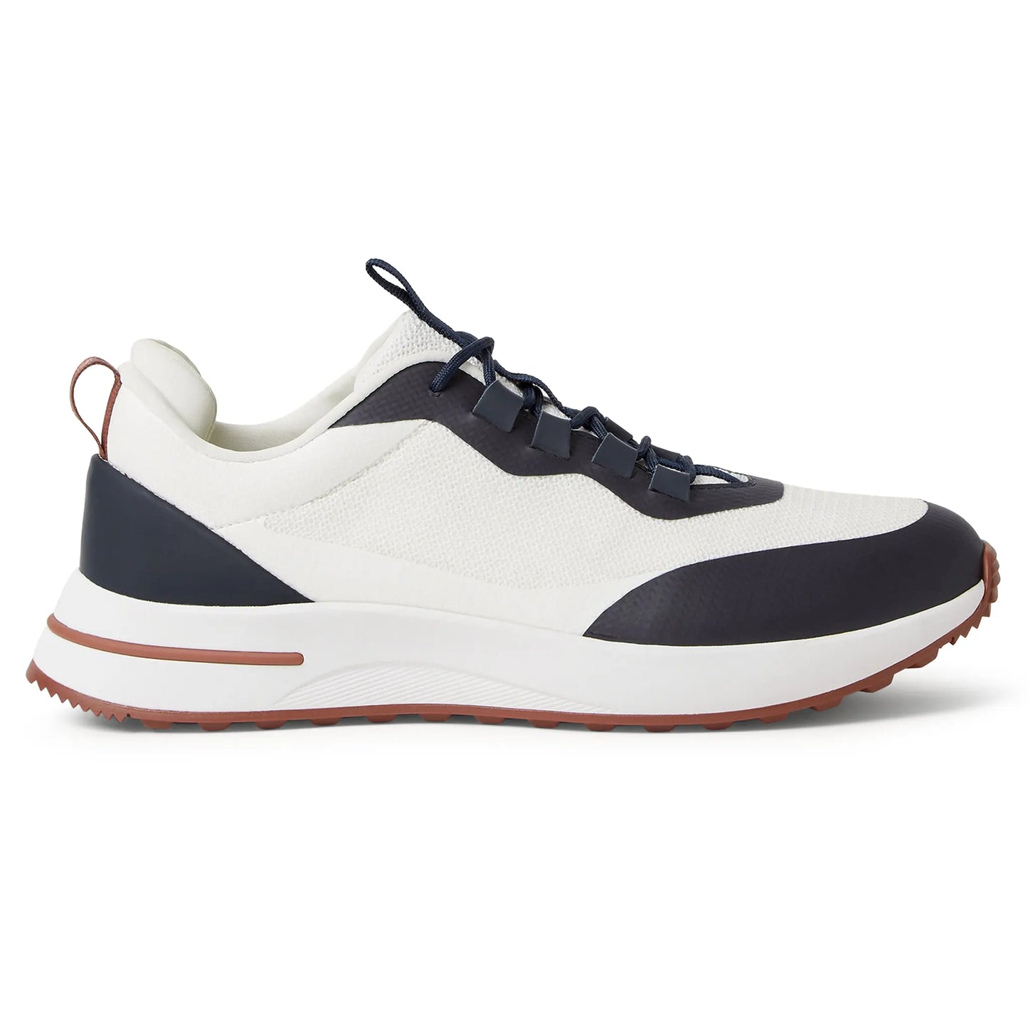 Loro Piana Week End Walk Frost White Sea Linen Mesh Sneaker