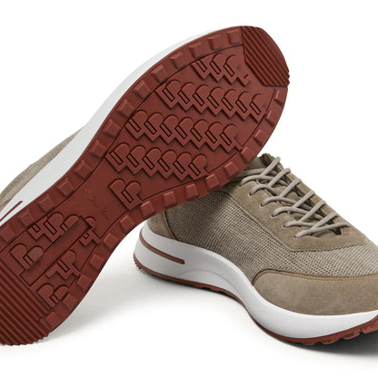 Loro Piana Week End Walk Pecora Nera Wheat Stitch Sneaker