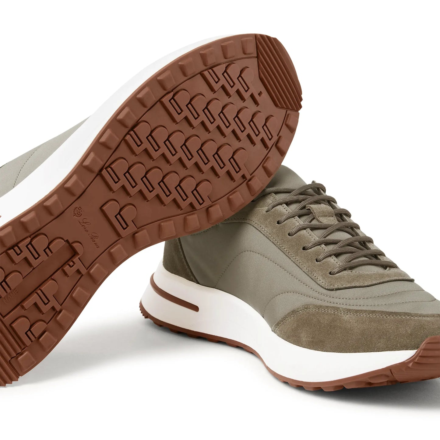Loro Piana Week End Walk Tobacco Sneaker
