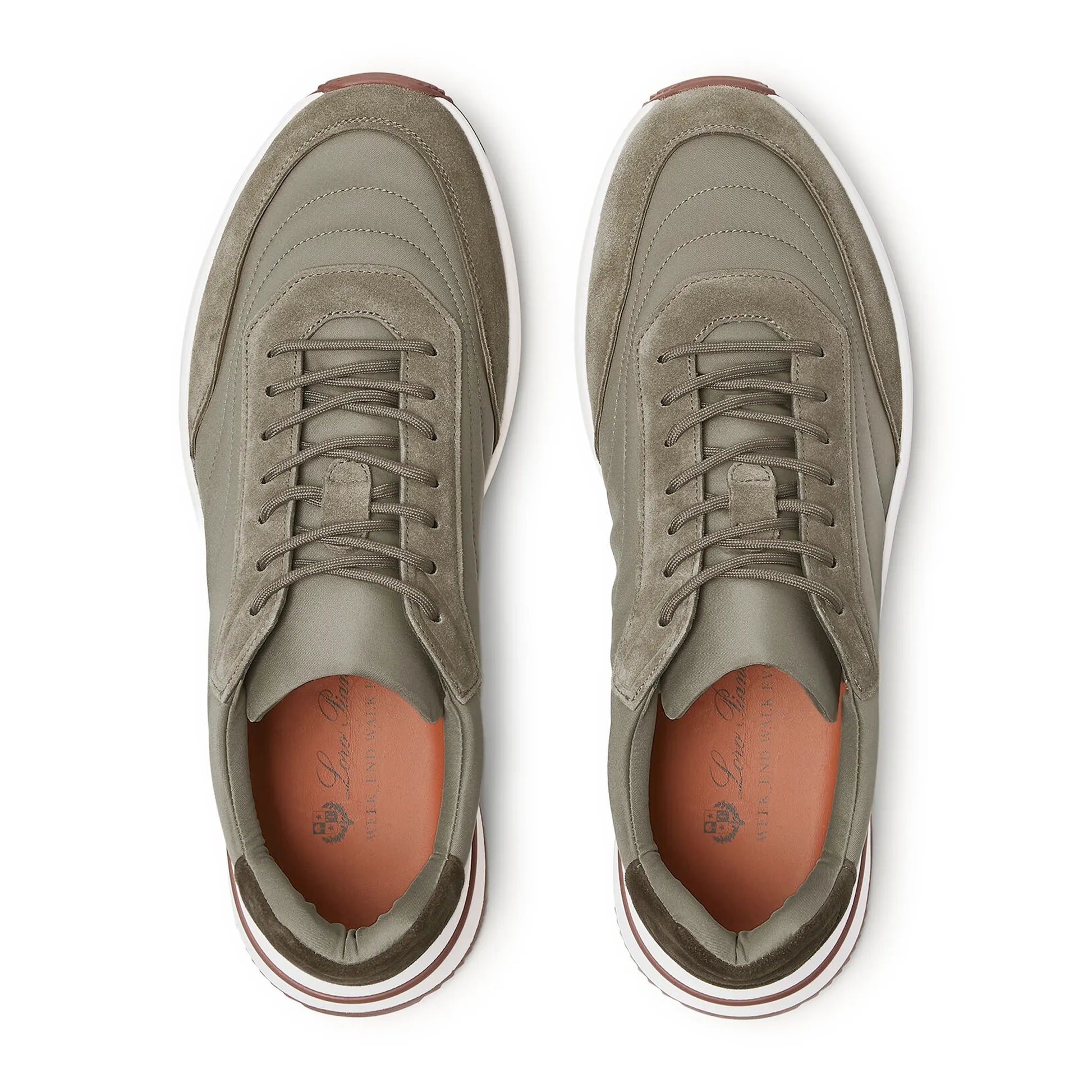 Loro Piana Week End Walk Tobacco Sneaker