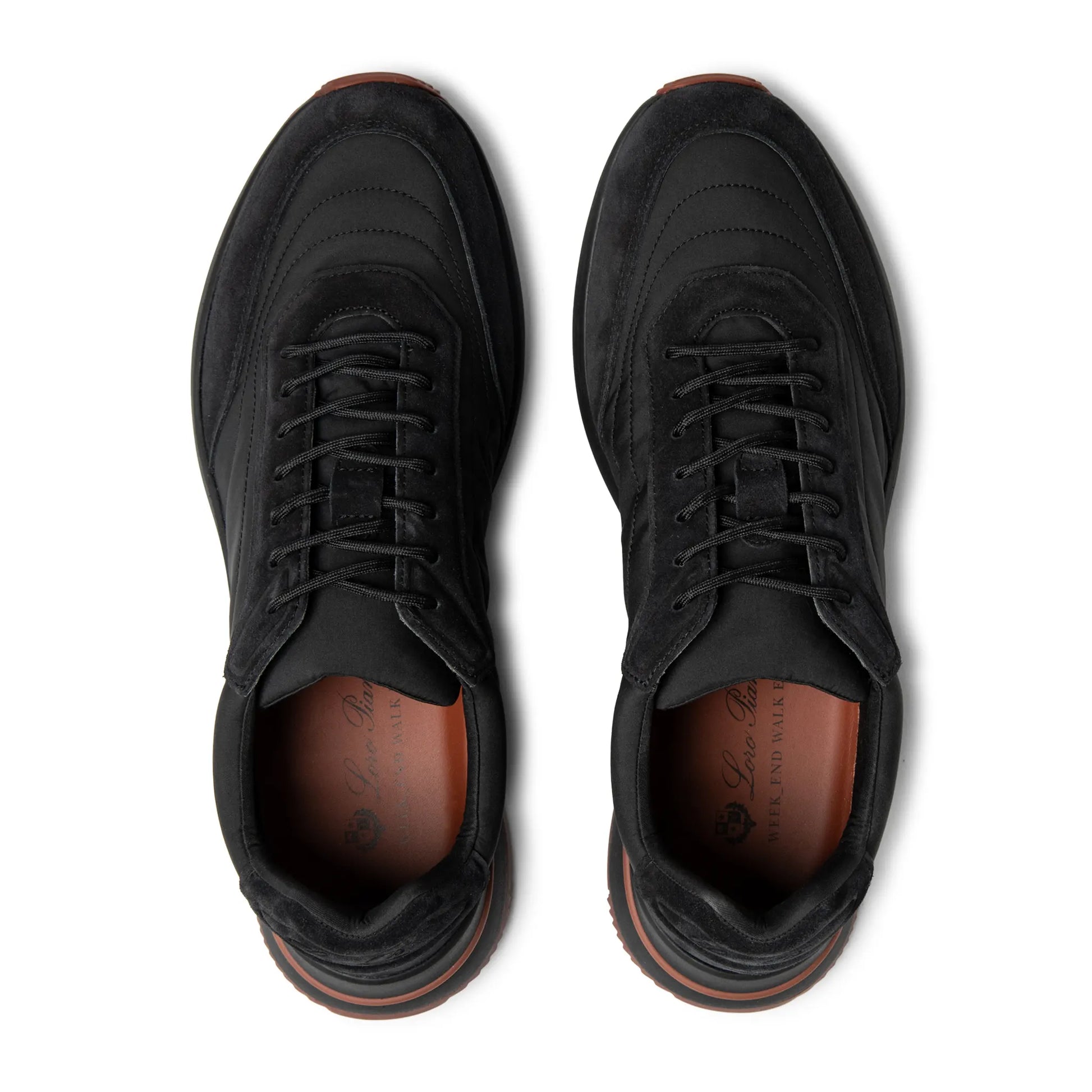 Loro Piana Week End Walk Triple Black Sneaker