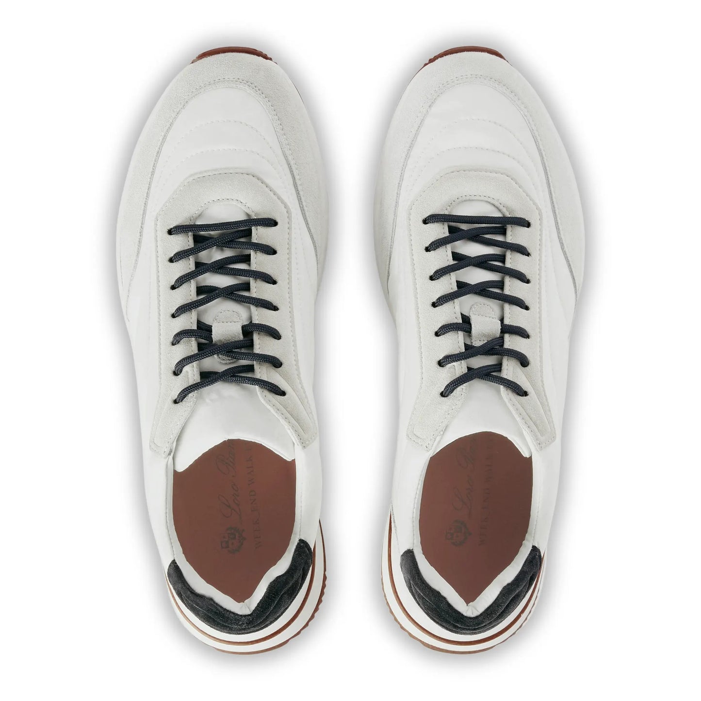 Loro Piana Week End Walk White Sneaker