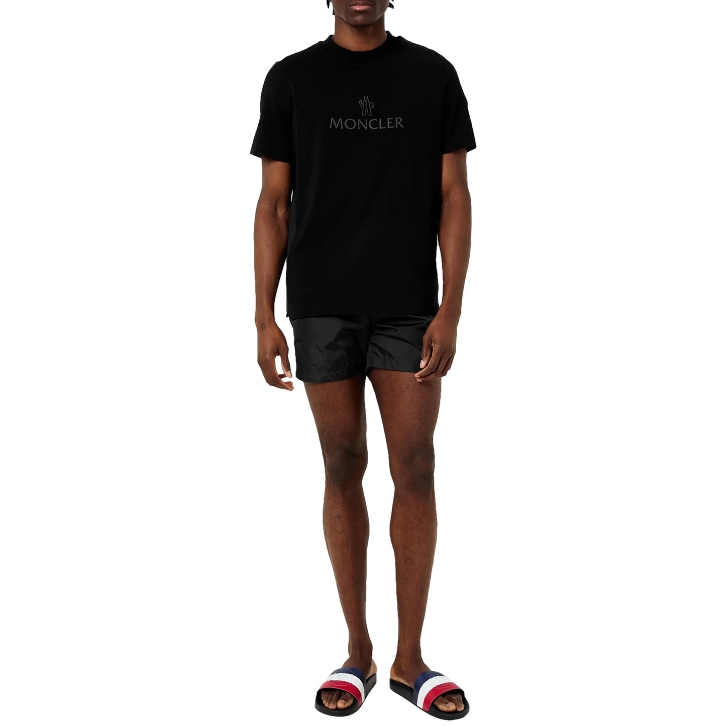 Moncler Basile Black Sliders