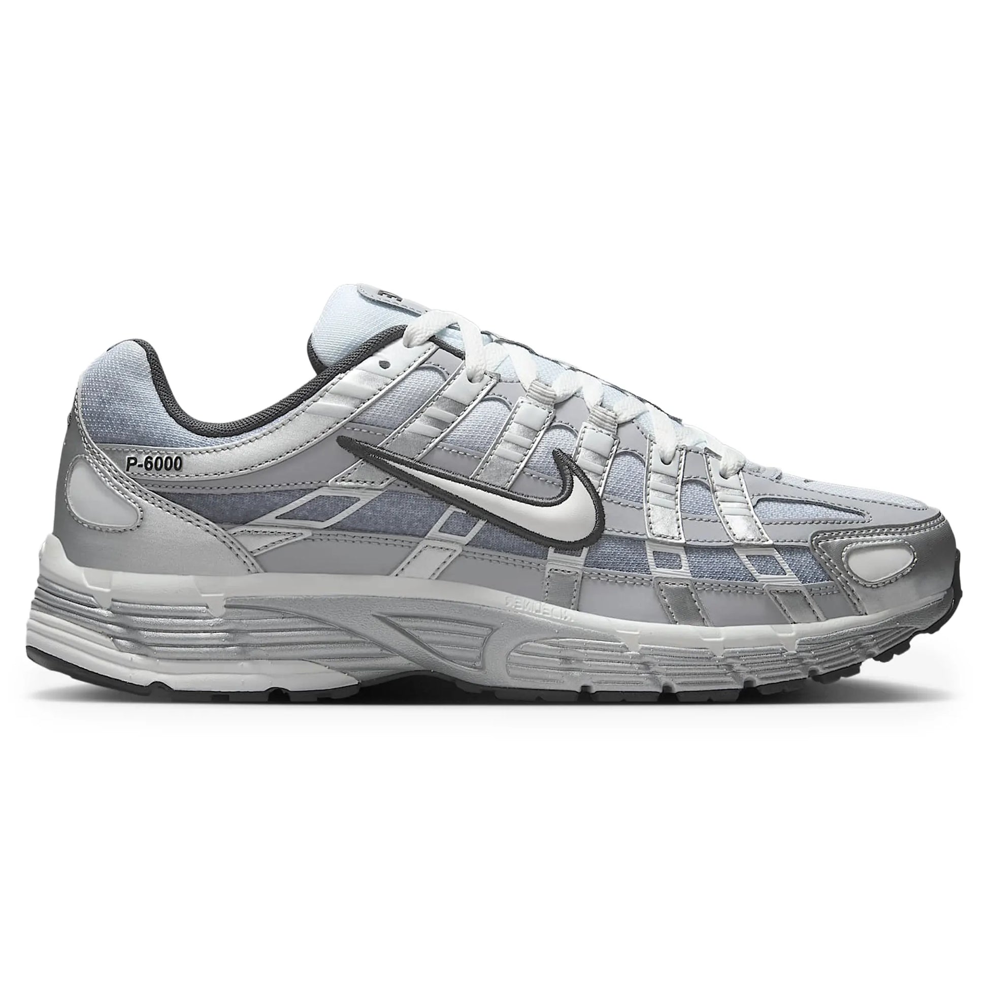 Nike P-6000 Metallic Silver Summit Wolf Grey