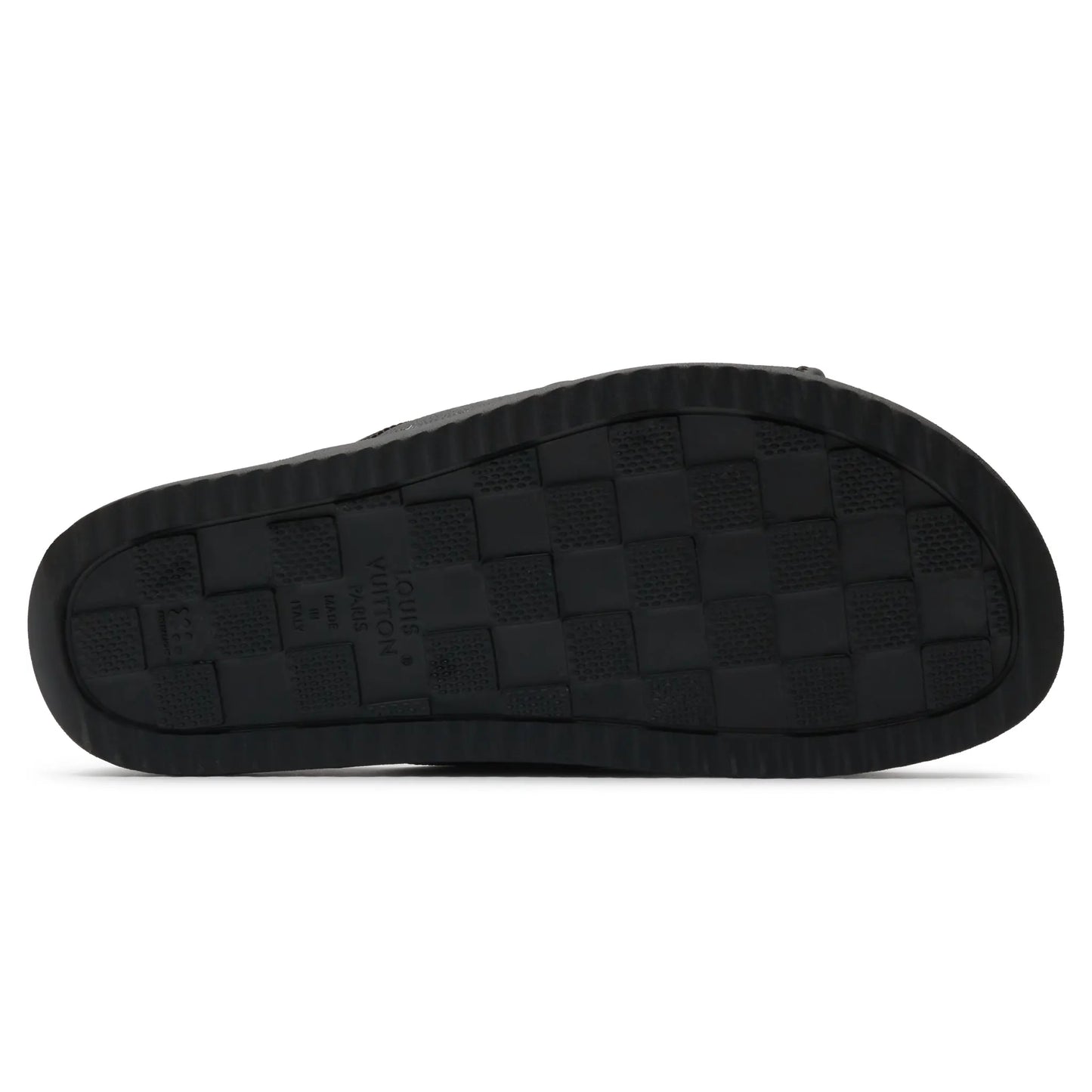 Preloved - Louis Vuitton Miami Mules Black Slides