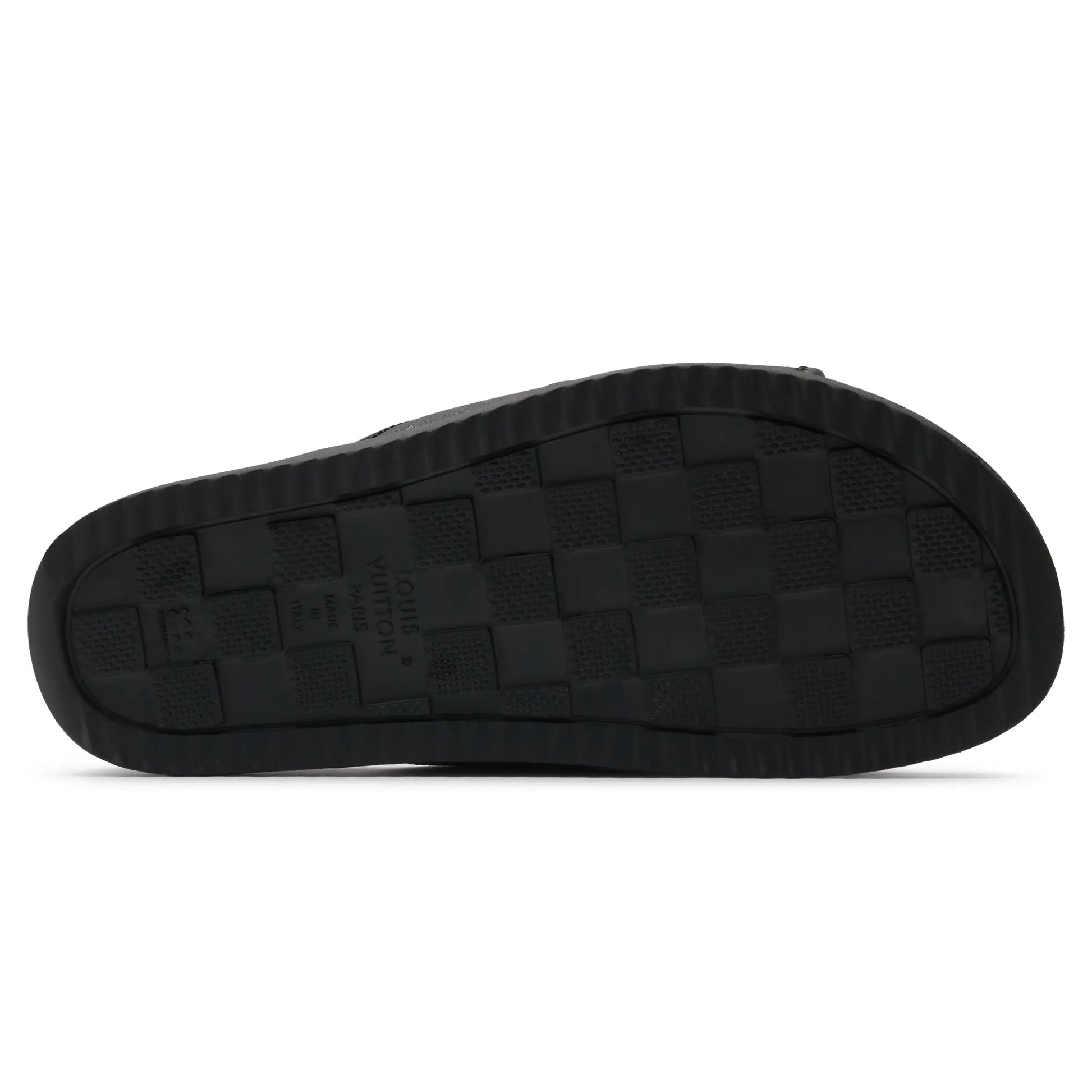 Preloved - Louis Vuitton Miami Mules Black Slides