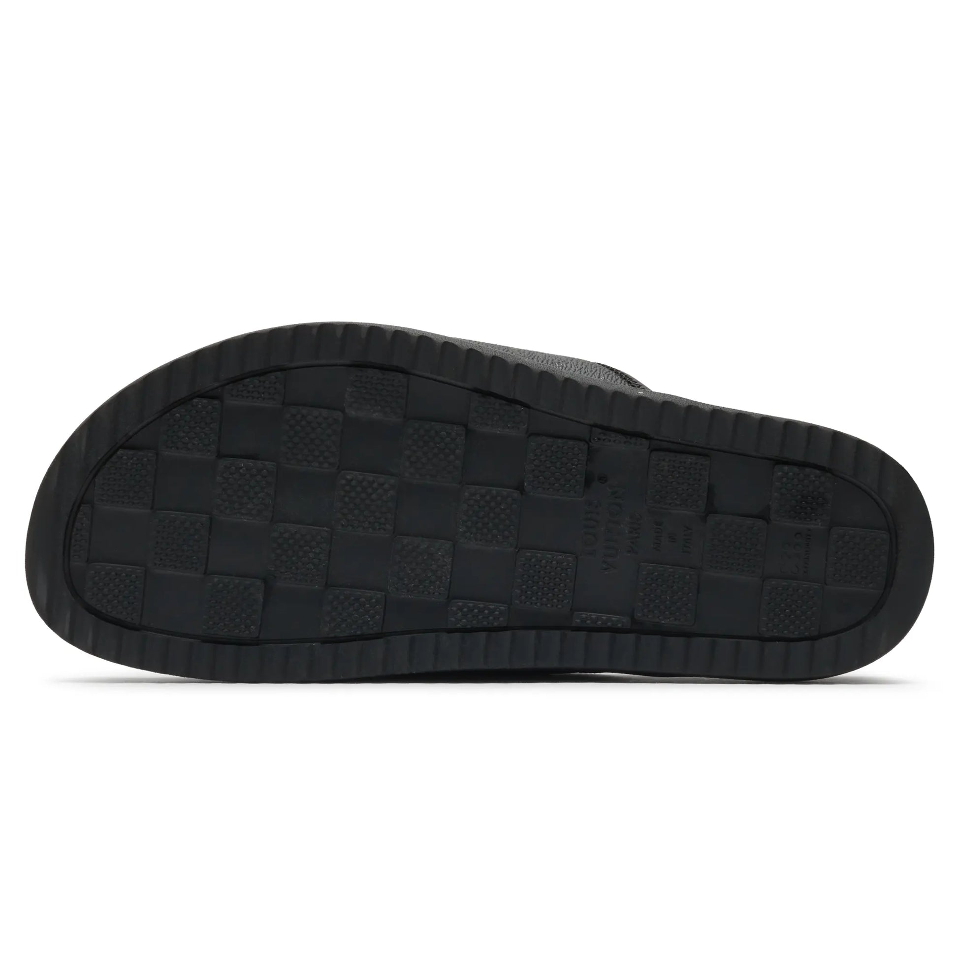 Preloved - Louis Vuitton Miami Mules Black Slides