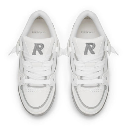 Represent Studio White Grey Sneakers