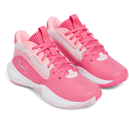 Big Kids' Under Armour Lockdown 7 Basketball Shoes "Pink"
