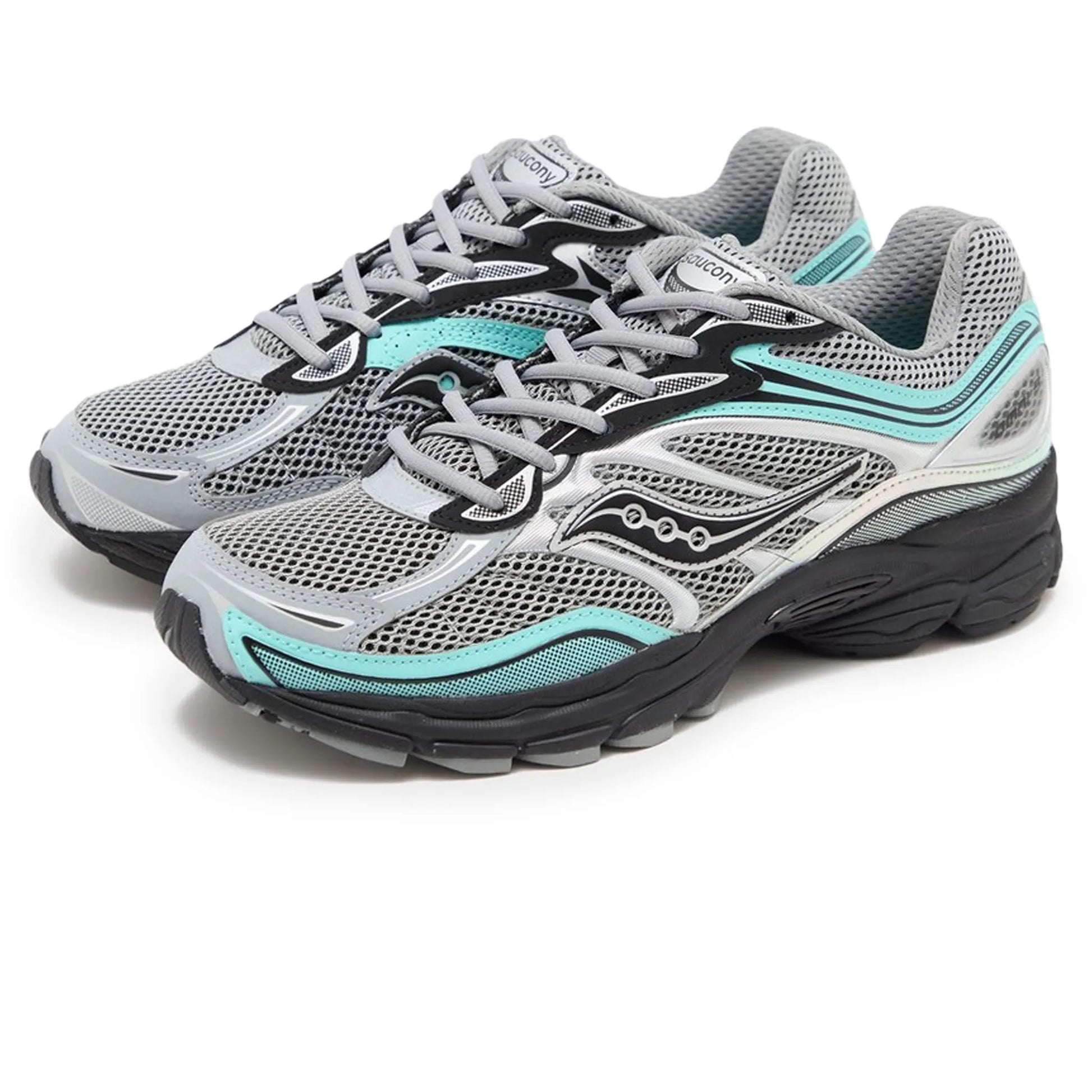 Saucony Progrid Omni 9 Silver Teal Grey