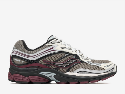 Saucony ProGrid Omni 9 Tan Maroon