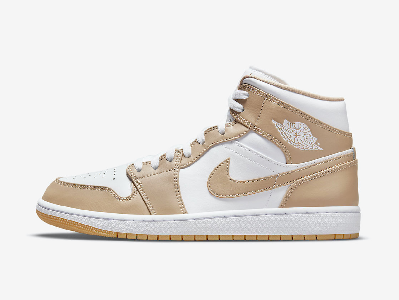 Air Jordan 1 Mid Tan Gum