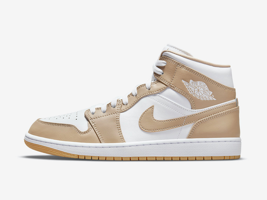 Air Jordan 1 Mid Tan Gum