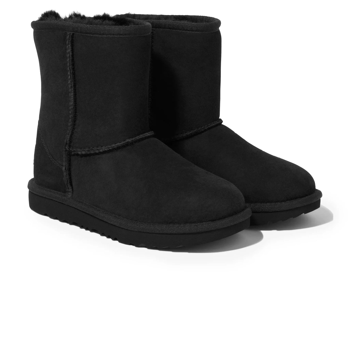 UGG Classic II Sheepskin Kids Black Boots