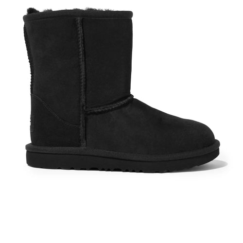 UGG Classic II Sheepskin Kids Black Boots