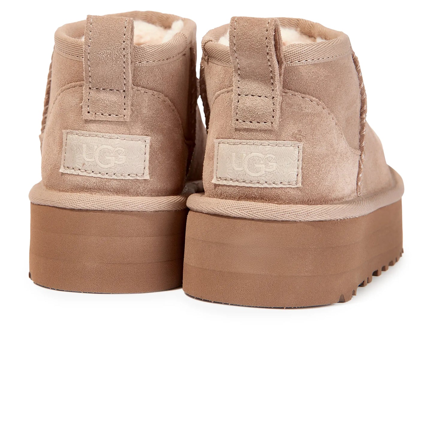 UGG Classic Ultra Mini Platform Girls Beige Boots