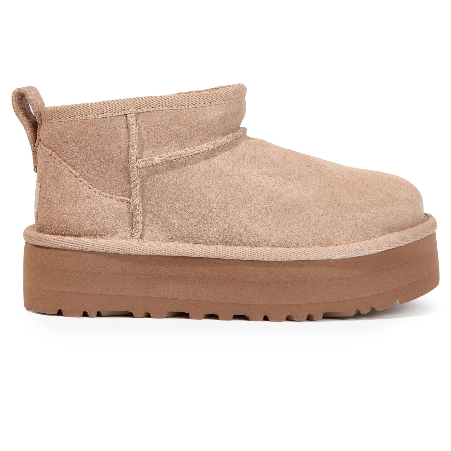 UGG Classic Ultra Mini Platform Girls Beige Boots