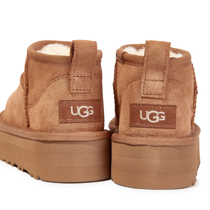 UGG Classic Ultra Mini Platform Girls Brown Boots