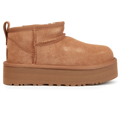 UGG Classic Ultra Mini Platform Girls Brown Boots
