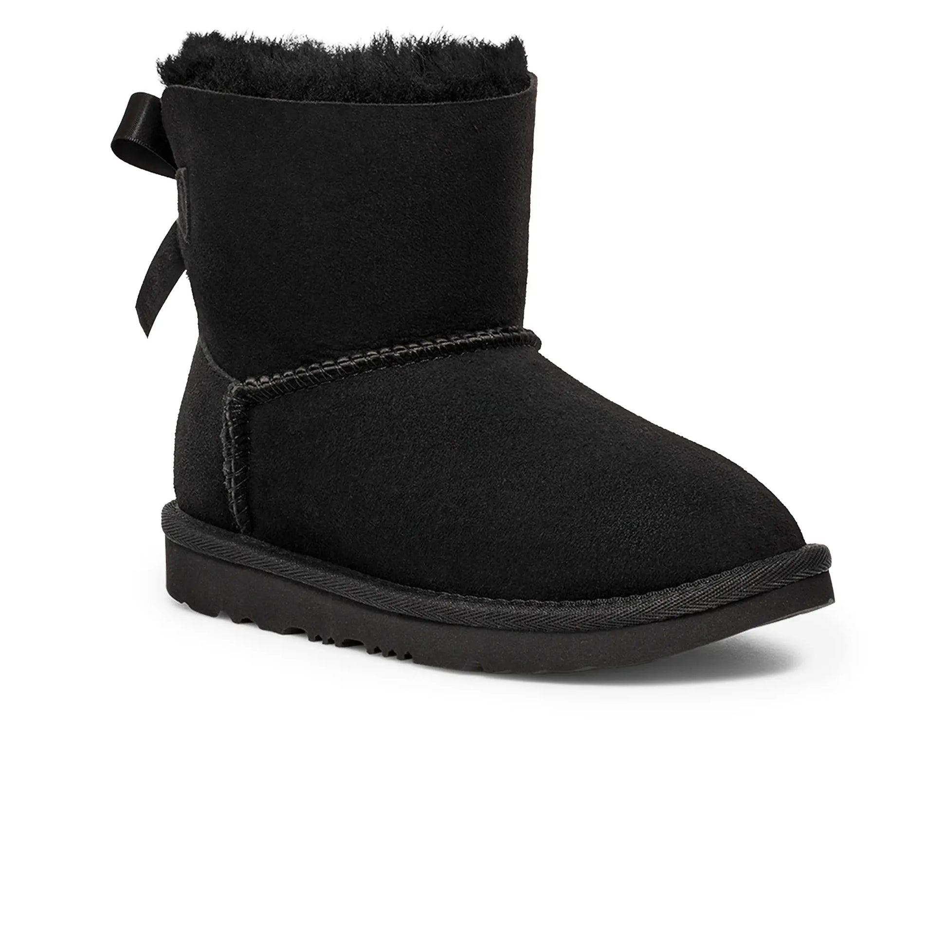 UGG Mini Bailey Bow II Girls Black Boots