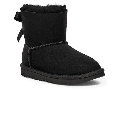 UGG Mini Bailey Bow II Girls Black Boots